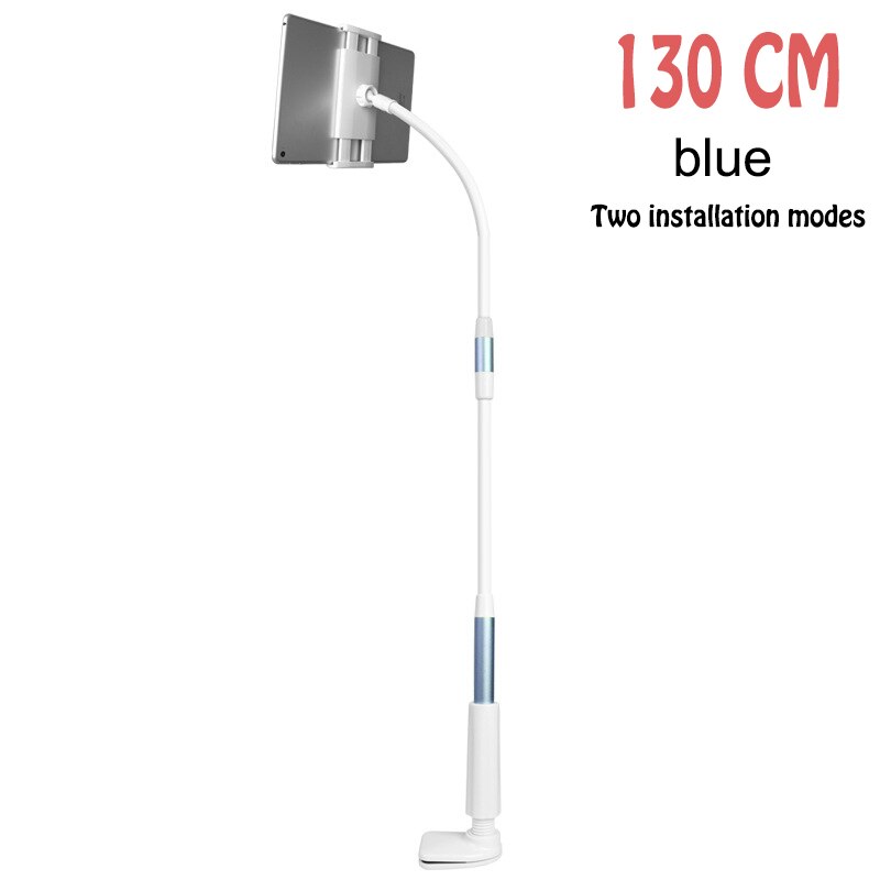 Tablet Del Supporto Del Basamento Per Ipad Air Mini Xiaomi Mipad Huawei Samsung Da 4.0 A 10.6 pollici Universale Long Arm Phone & tablet Del Supporto Del Basamento: Blue 130CM