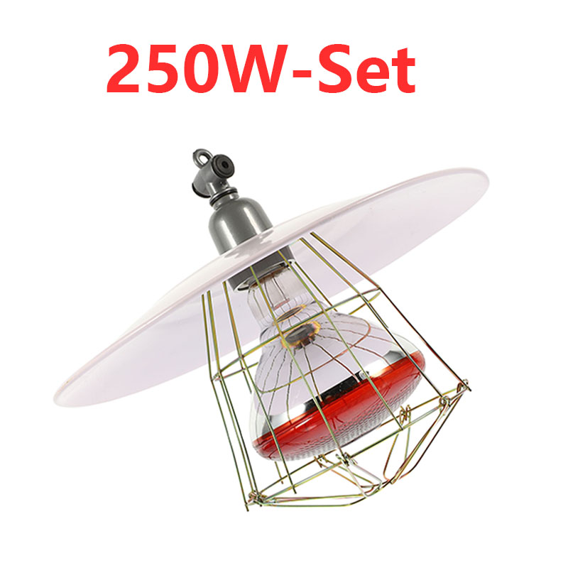 Bombilla calefactora para aves de corral de 220V, 100/150/200/275W, aislamiento térmico infrarrojo para reptiles, plantas, anfibios, mascotas, ganado y aves de corral: Naranja