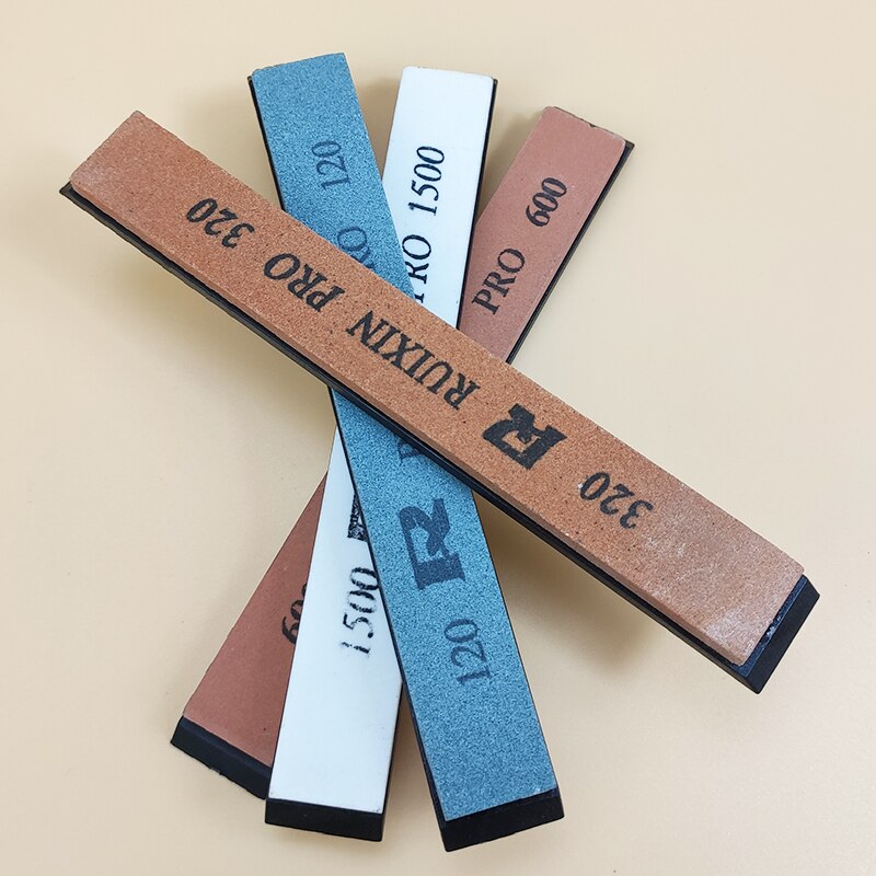 ruixin pro knife sharpener whetstone sharpening Stone 4Pcs 120 320 600 1500 oil Stone honing stones