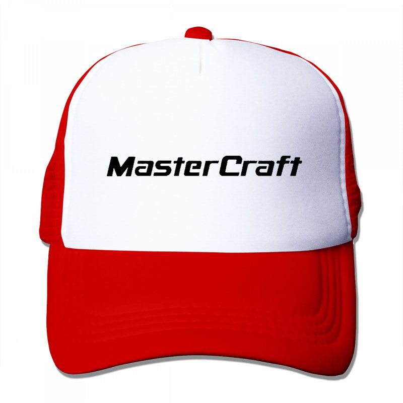 Mastercraft Wakeboarding Amp Waterskiing Baseball cap men women Trucker Hats adjustable cap: 3-Red