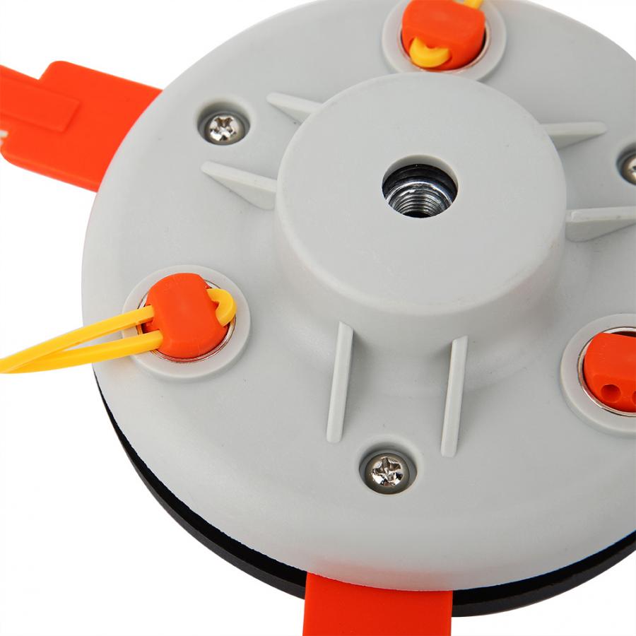 Universal Trimmer Head Brush Cutter String Replacement Lawn Mower Accessories Teeth Brush Cutter Blade Metal Trimmer