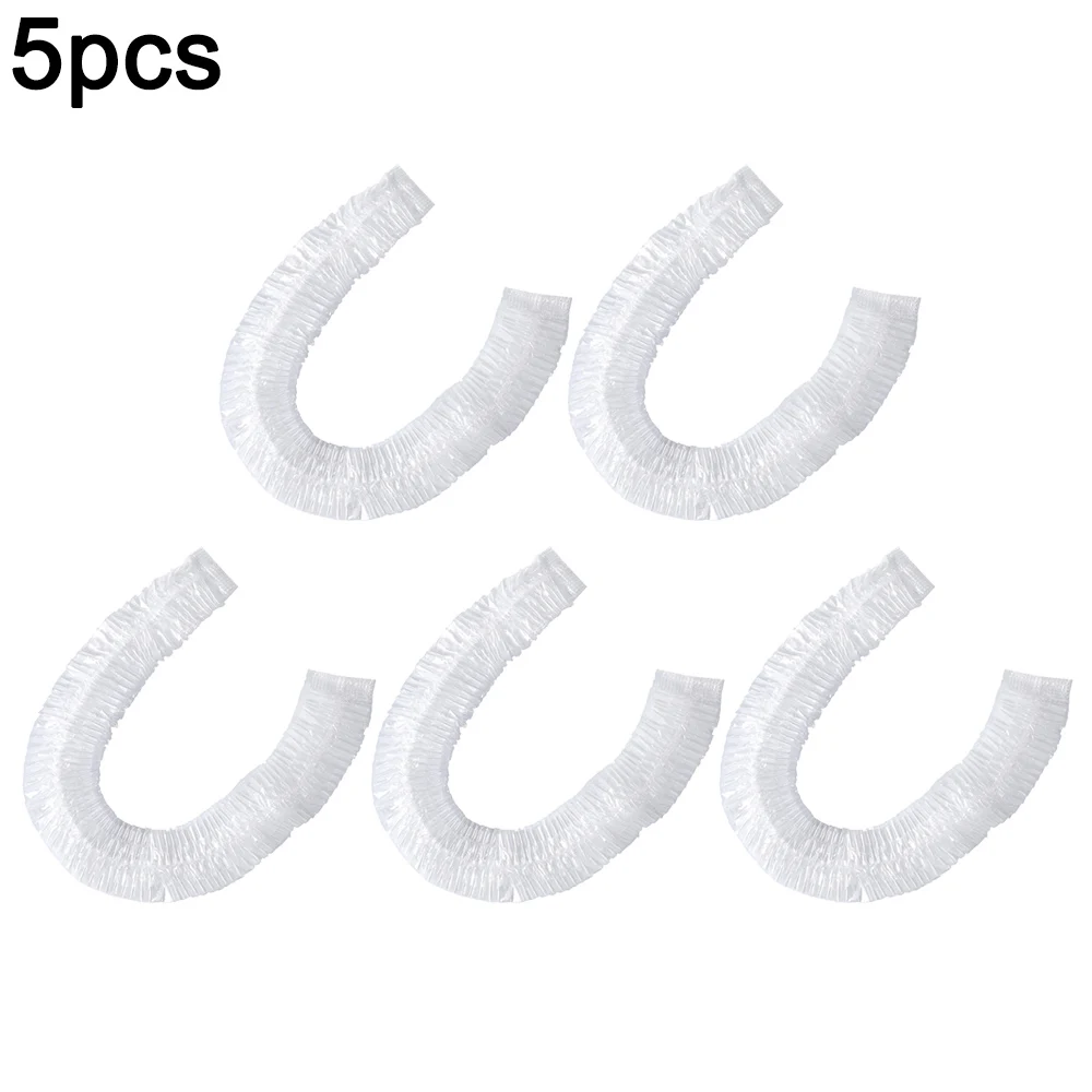 1/10pcs Disposable Air Conditioning Dust Cover PE Transparent Air Conditioner Protection Cover Universal Hanging Dustproof Cover: Orange