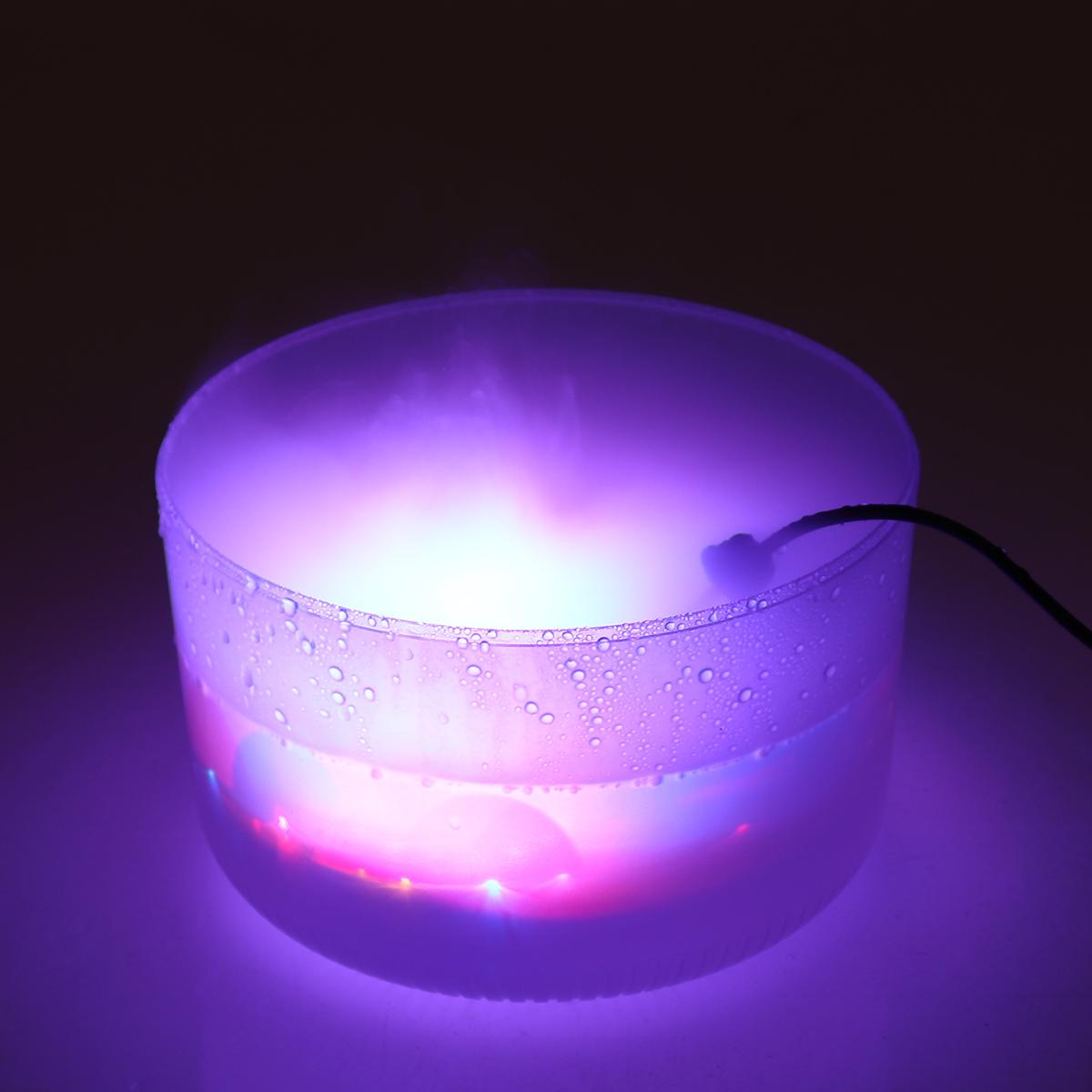 Ultrasonic Mist Maker 12 LED 24V Color Change Aquarium Air Humidifier Water Fountain Indoor Pond Fog Machine With Adapter