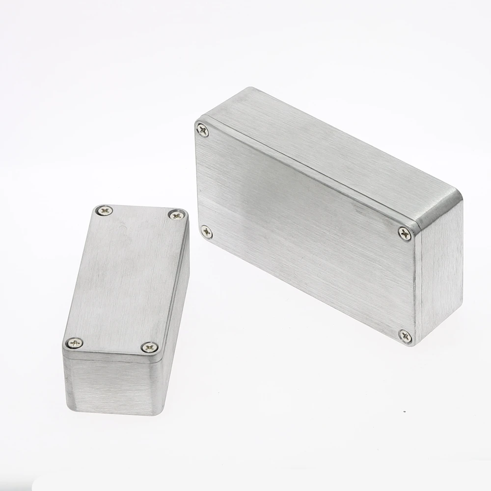 Aluminiumschassi för Gitarr Effektpedal Stil 1590 - Olika Storlekar