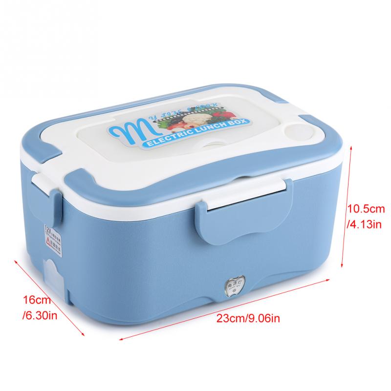 1.5L Portable Electric Lunch Box One-piece Separated Office School Bento Lunchbox Kids Heated Lunch Box Food Container Warmer