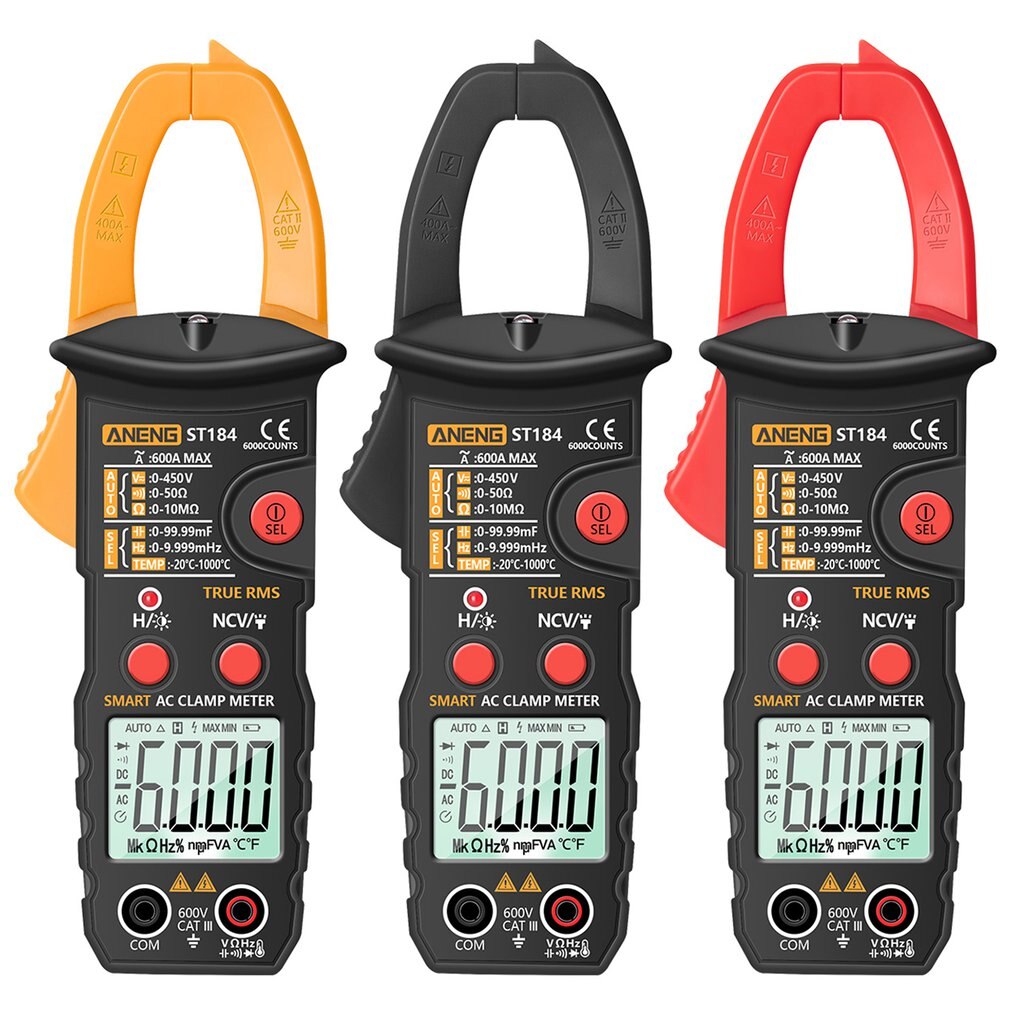 Smart Digitale Stroomtang ST184 Zonder Batterij Digitale Multimeter Stroomtang Professionele Meten Tester