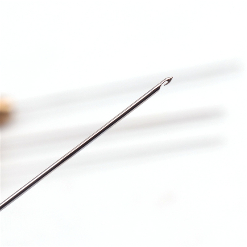 Ergonomic Crochet Hook Needle Wooden Handle Crochet Needle Knitting Tool for Beginners/Advanced Crocheters