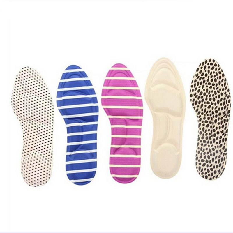 3D plantillas de masaje de espuma de memoria suave cuidado de los pies zapatos de tacón alto zapatos de esponja cojín de absorción de golpes almohadilla de zapato