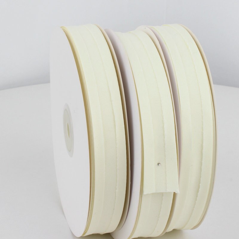 20mm Beige bias binding tape, fold tape sewing edge 25 yard