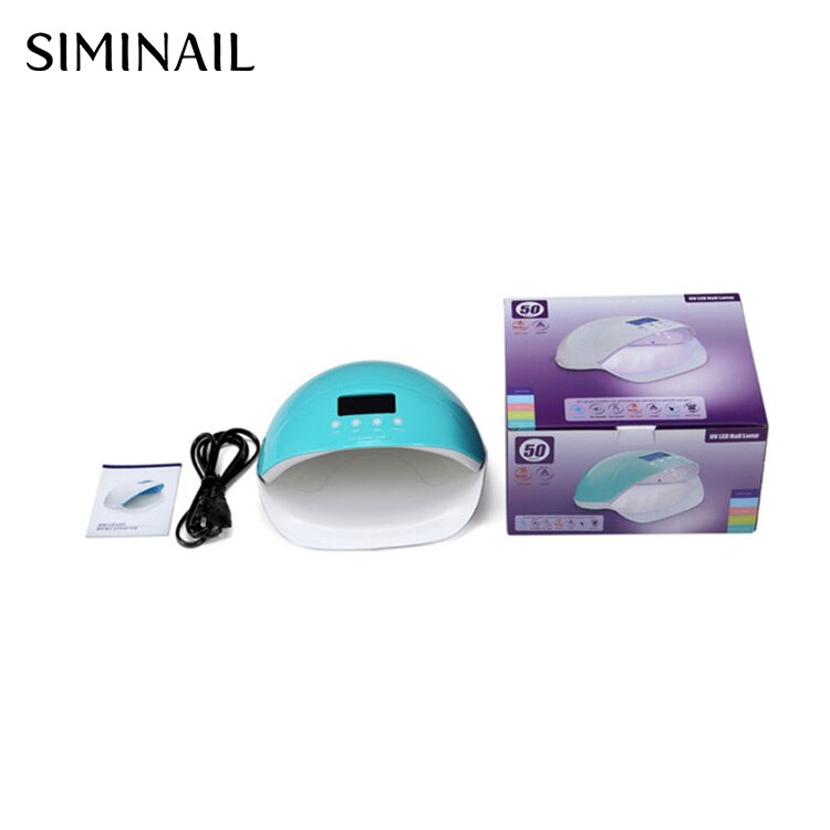 Gel Uv Led Nail Lamp 50W Nail Dryer 50W Dual Rood Licht Voor Curing Alle Soorten Lijm gel Polish Machine Lamp Kraal 30 S 60 S 90 S