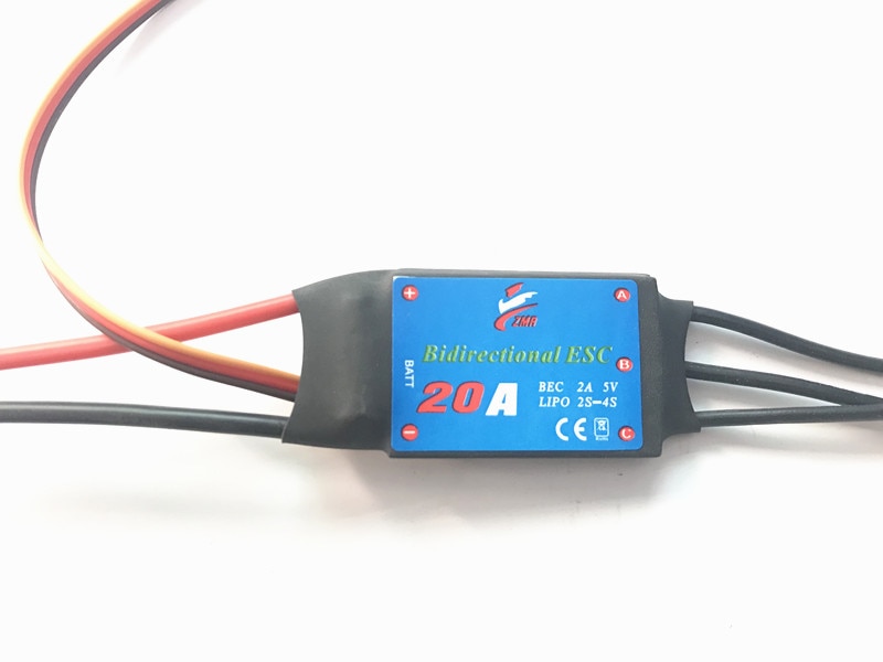 12A 20A 30A 40A 50A 60A 80A Bidirectional brushless ESC for remote control ship pneumatic underwater propelle