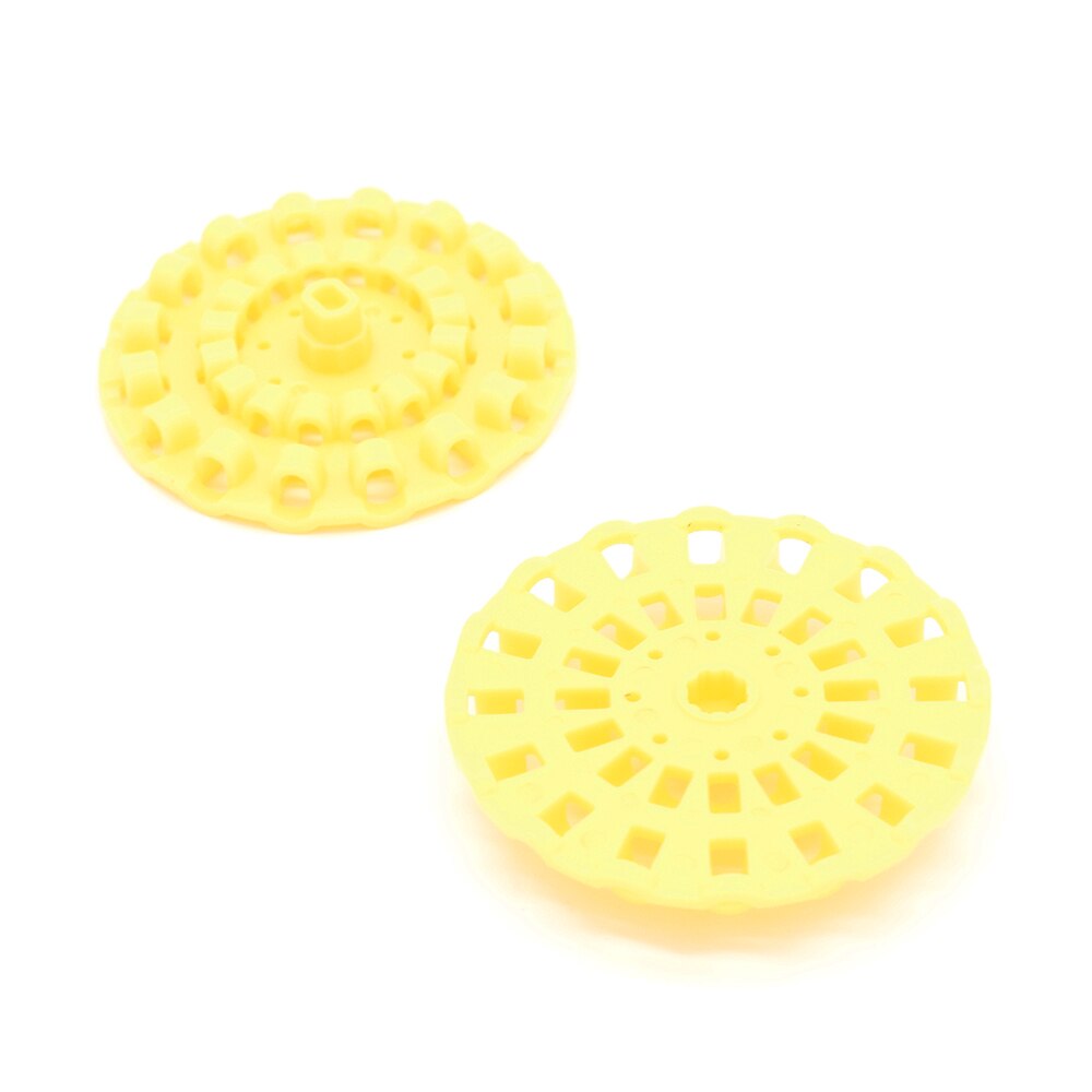 10/100pcs 65x12mm 6-point circle/TT hole/dron rc car plane robot kids toys for boys diy baby accessories montessori juguetes