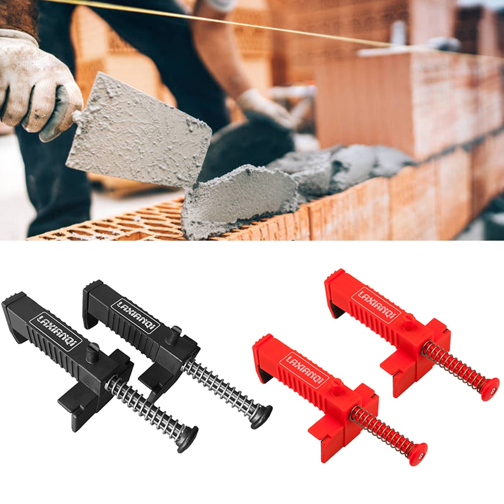 2/4/5pcs Bricklaying Construction Tool Liner Wall Builder Building Wire Frame Brick Liner Runner Wire Drawer Fixer Fixture Build