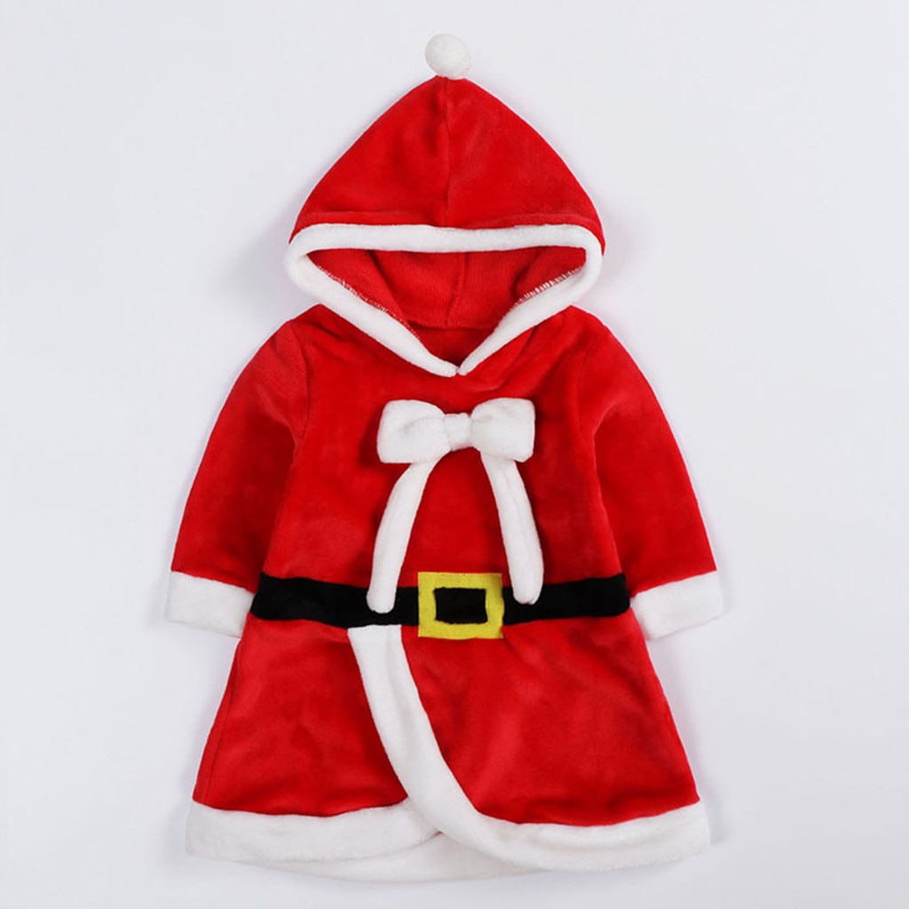 Christmas baby jacket kids baby boy girl winter jacket baby winter clothes toddler thick warm santa cosplay dress outwear coat