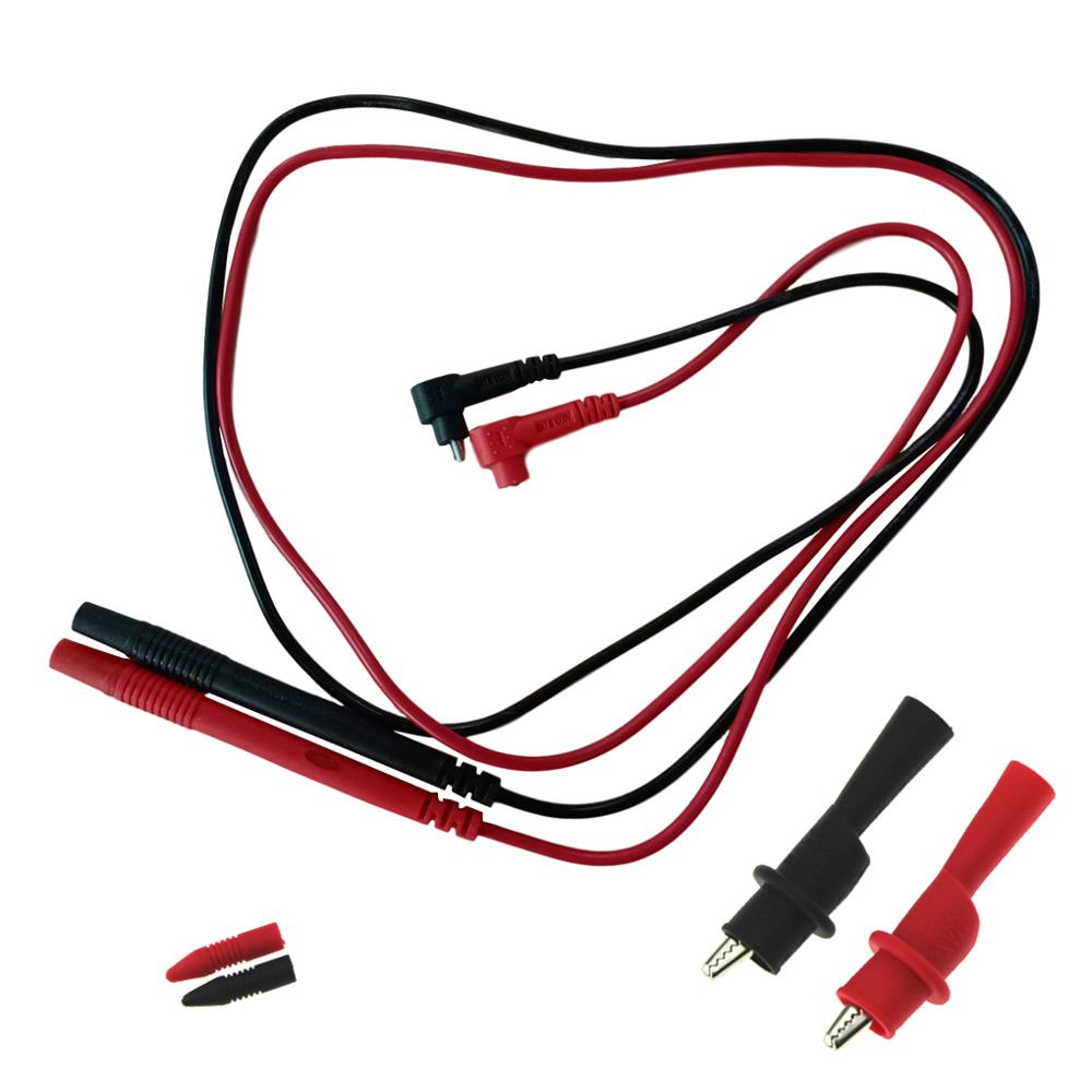 1 Paar Universal Probe Test Leads Pin Voor Digitale Multimeter Naald Tip Meter Multi Meter Tester Lead Wire Probe Pen kabel 10A: 1-PT1002