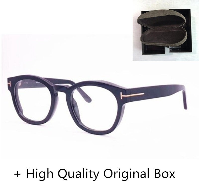 NEUE Jugend Frauen Männer Rezept Optische tom 5179 0590 5176 5146 Rahmen Gafas Brillen Brillen Lentes gläser Oculos: 0590 Schwarz  Kasten