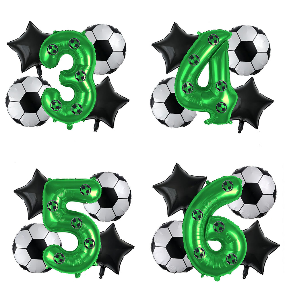 FußBall Ballon Bausatz Geburtstag Dekor für Jungen FußBall Geburtstag Party Lieferungen FußBall Party Ballon FußBall Sport Thema Party Gefälligkeiten
