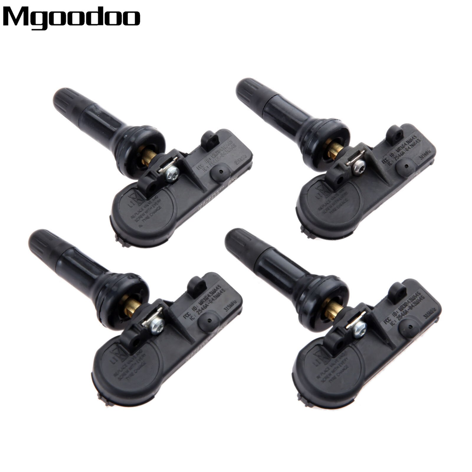 Mgoodoo 4Pcs 12768826 TPMS Tire Pressure Monitor Sensor 22854866 25920615 MRXG43MA4S 315 MHz For Buick Cadillac Chevrolet GMC
