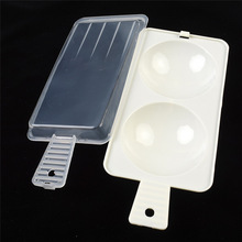 1PC Microwave Oven Two Egg Poacher Sandwich Breakfast Instant Cooker Kitchen Tools