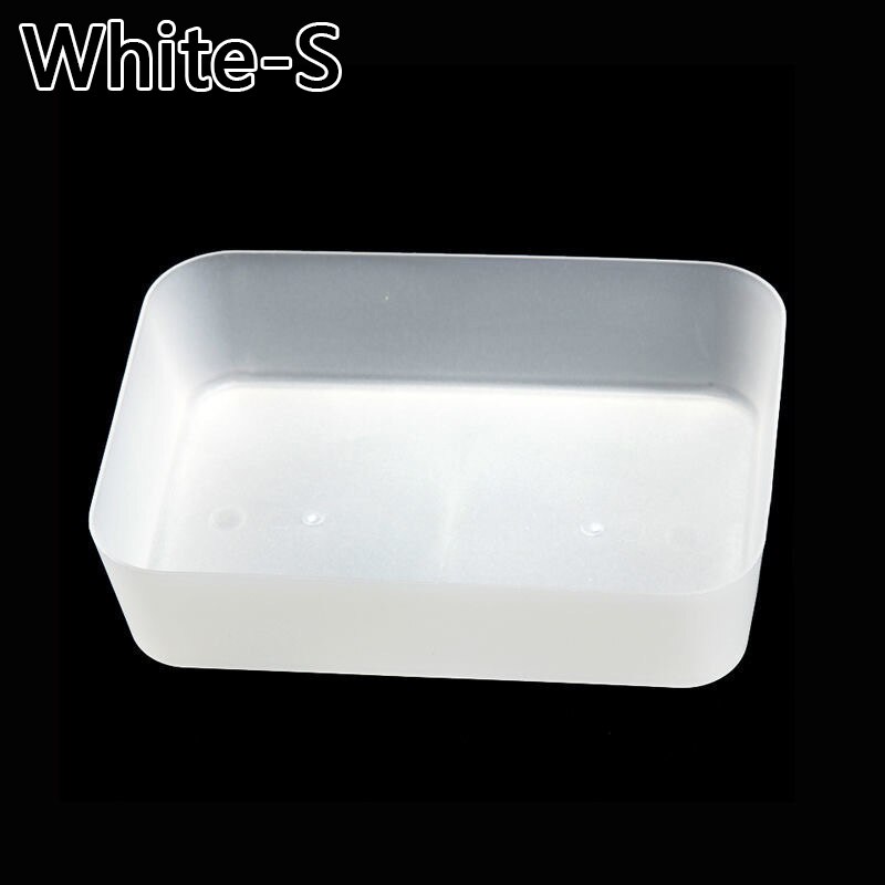 Storage Drawers Plastic Storage Organizer Drawers For Makeup Clothes Tableware Organizer Box Kitchen Desktop Organizer: Whtie-S
