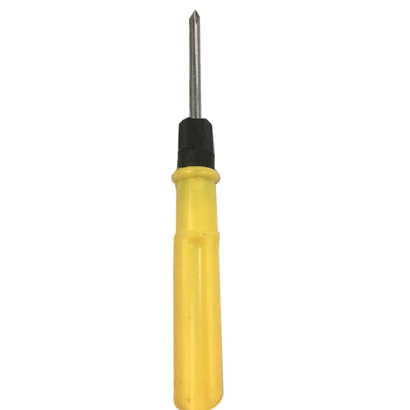 Phillips screwdriver multi-function household small screwdriver tool plus hard screwdriver: YELLOW