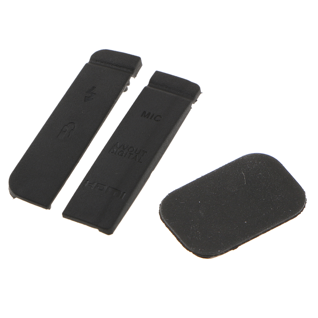 Voor Canon 7D Poort Cover Cap Rubber Reparatie Onderdelen Usb Av Mic Hdmi Bodem Deksel