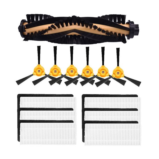 Main Roller Side Brush Hepa Air Filter Mop Cloth for Eufy RoboVac 11 11C Robot Vacuum Cleaner: Set 5
