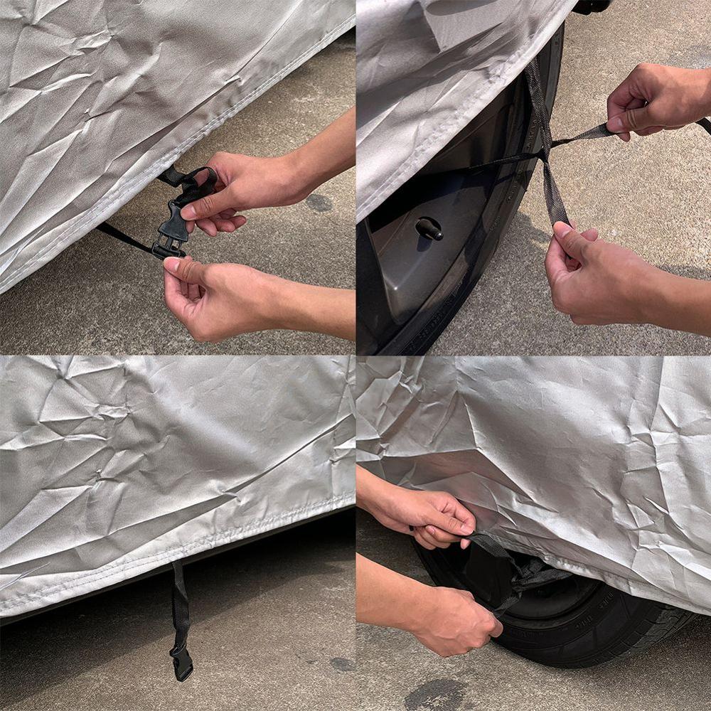 Large Car Full Cover Waterproof Dustproof Breathable All Weathertec Cover 4.7x1.9x1.5M