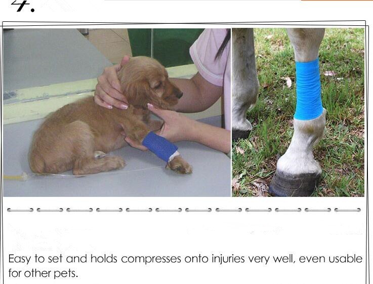 Speciellt självhäftande hästbandage engångsryttar barriär leggings leggings skadat bandage