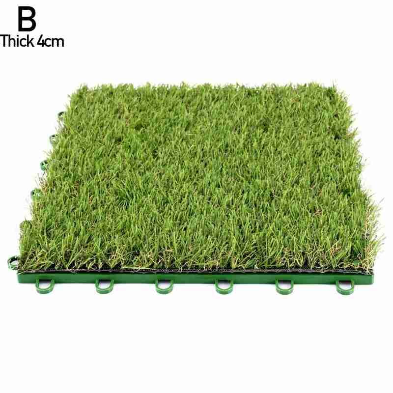Tuinieren Kunstmatige Gazon Balkon Tuin Verfraaiing Decoratie Gazon Mat Met Bodemplaat Kan Worden Gesplitst: B