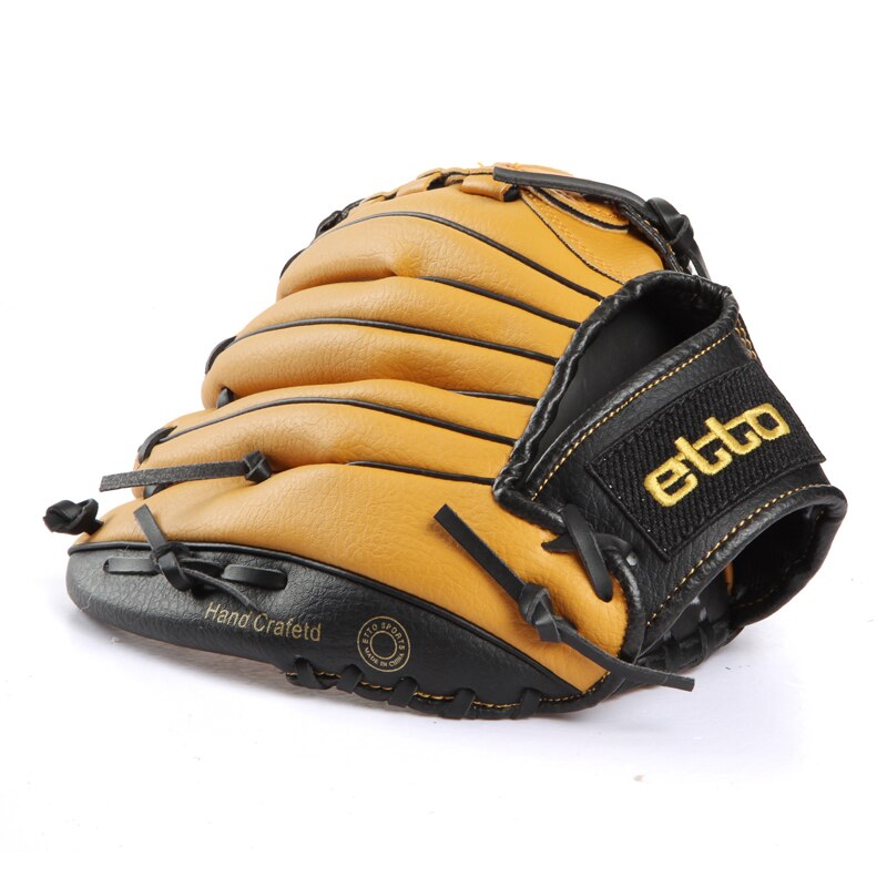 Luxe Lederen Honkbal Handschoen Rechterhand Kids Pro Baseball Handschoen Trainning Apparatuur Softbal Guante Beisbol Sportkleding BY50BQ