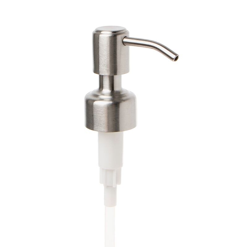 Stainless Steel Liquid Soap Dispenser Nozzle 12 OZ Hand Lotion Pump Fitting