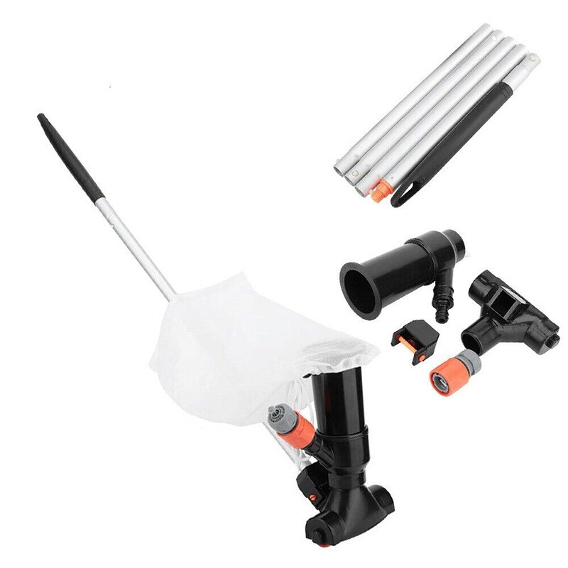 Swimming Pool Vacuum Cleaner 5 Rod Segment Suction Head Connector Inlet Portable Removable Cleaning Tool: Default Title