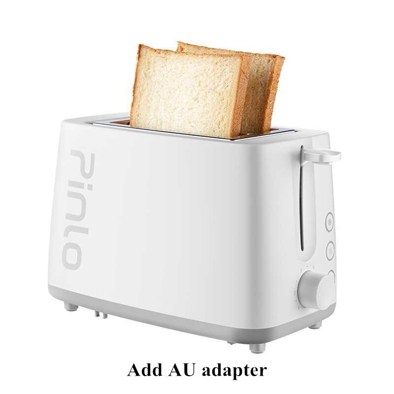 Xiaomi mijia pinlo mini brødrister pl -t050 w 1h brødristere ovn bagning køkkenudstyr morgenmad brød sandwich sandwich maker hurtig sikkerhed: Tilføj au adapter