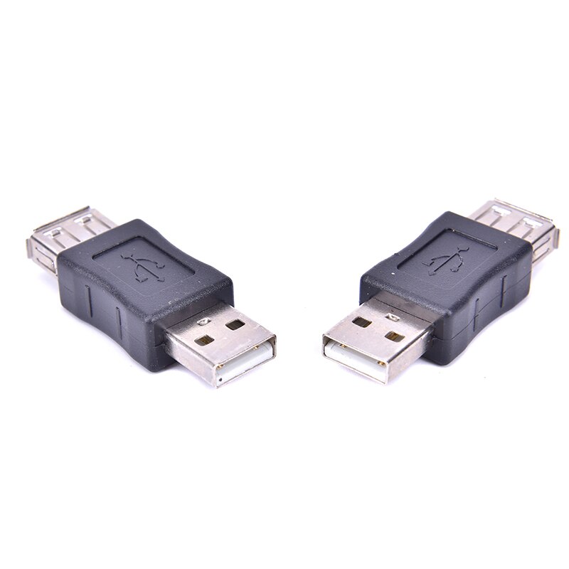 USB Adapter Converter Male to Female Connector Adapter USB Gadgets Black