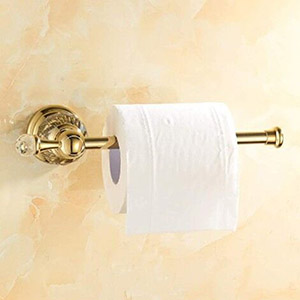 Luxus Kristall Gold Farbe Badezimmer Zubehör einstellen Gold Poliert Durcheinander Schlecht Hardware- einstellen Zauberstab Badezimmer Produkte banheiro: Rosa