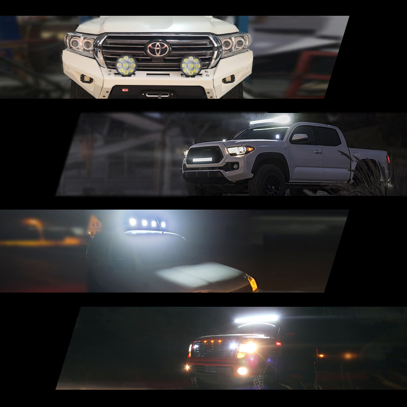 4.5inch 99W Offroad led lightbar Spot Off Road 4x4 LED Bar For Truck SUV Boat ATV Jeep Tractor Headlight 12V 24V driving lights