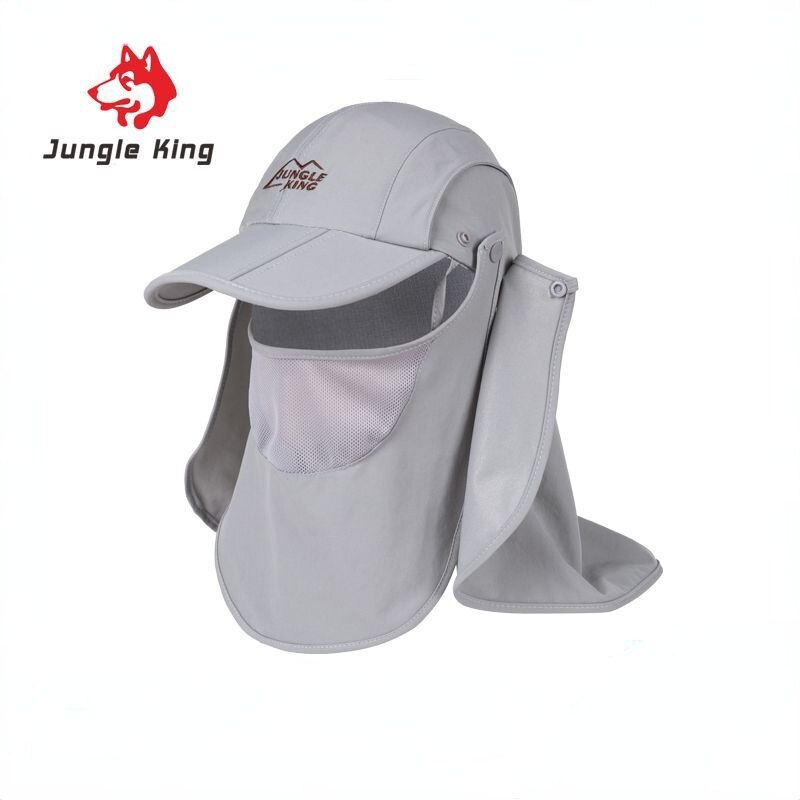 JUNGLE KING – chapeau de pêche unisexe, casquette de Protection solaire en plein air avec couvercle à rabat amovible pour le cou, pour la randonnée, MZ45,