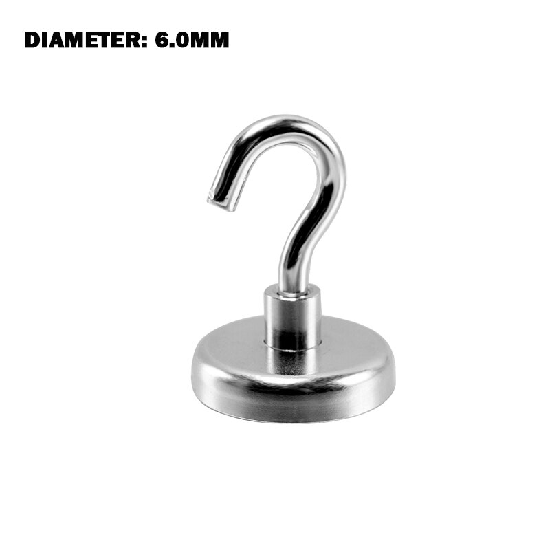 Magnetic Hooks Powerful Heavy Duty Neodymium Magnet Hanger Strong Magnetic Cup Hanging Hangers Key Coat Wall Hook: D60