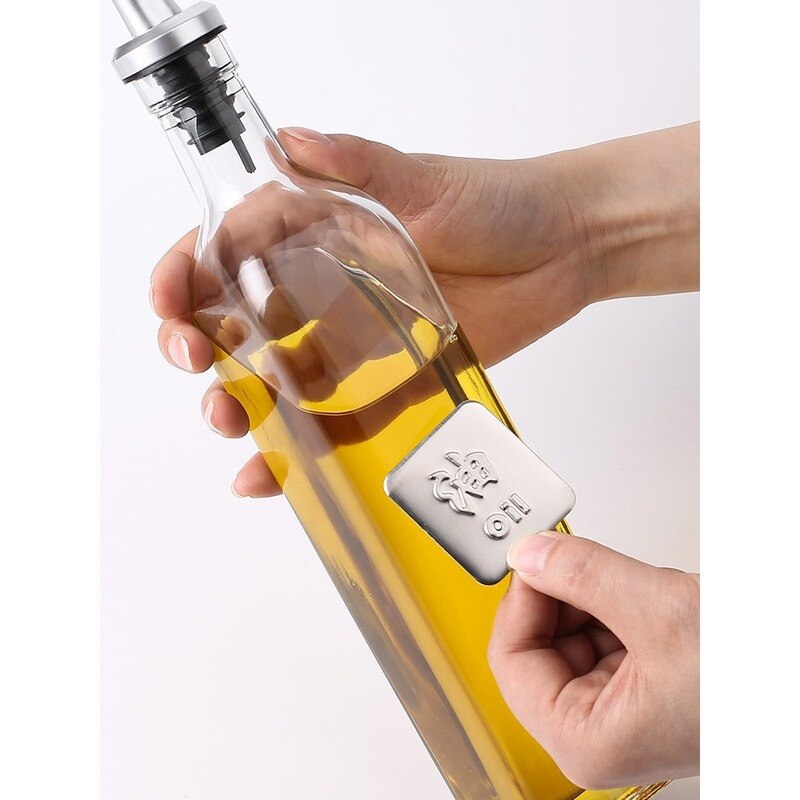 Glass Oil Bottle Glass Glass Rack Condiments Container Bottle Kitchen Tools