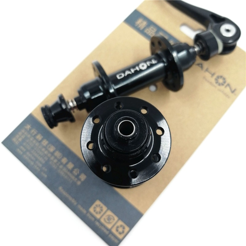 16 Hole 74mm Front Hub Folding Bike Hubs With Quick Release Lever Aluminum Alloy DA-HON Bearing Hubs