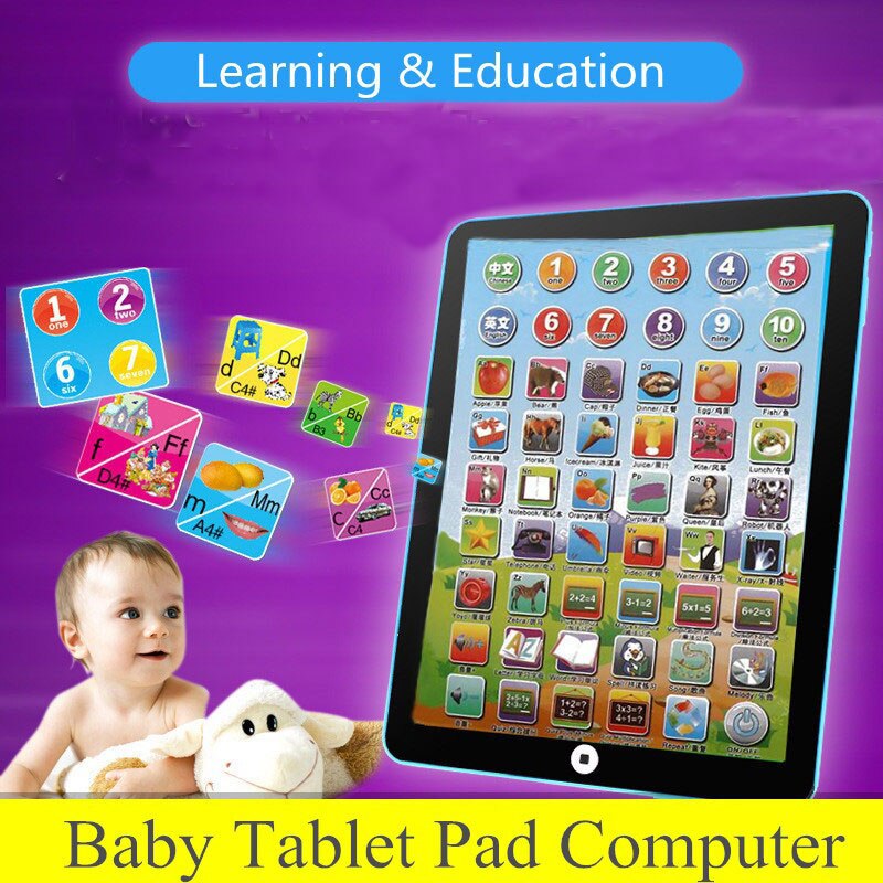 Mini English Child Touch pad/Computer Learning Education Machine/Kids Baby Toys/Educational Language Study Table kids ipad