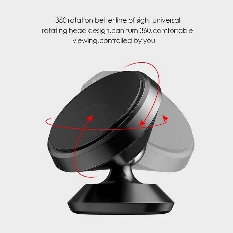 Magnetische telefoonhouder auto 360 graden gps universele mobiele telefoon magneethouder lucht autohouder voor  x 7 8