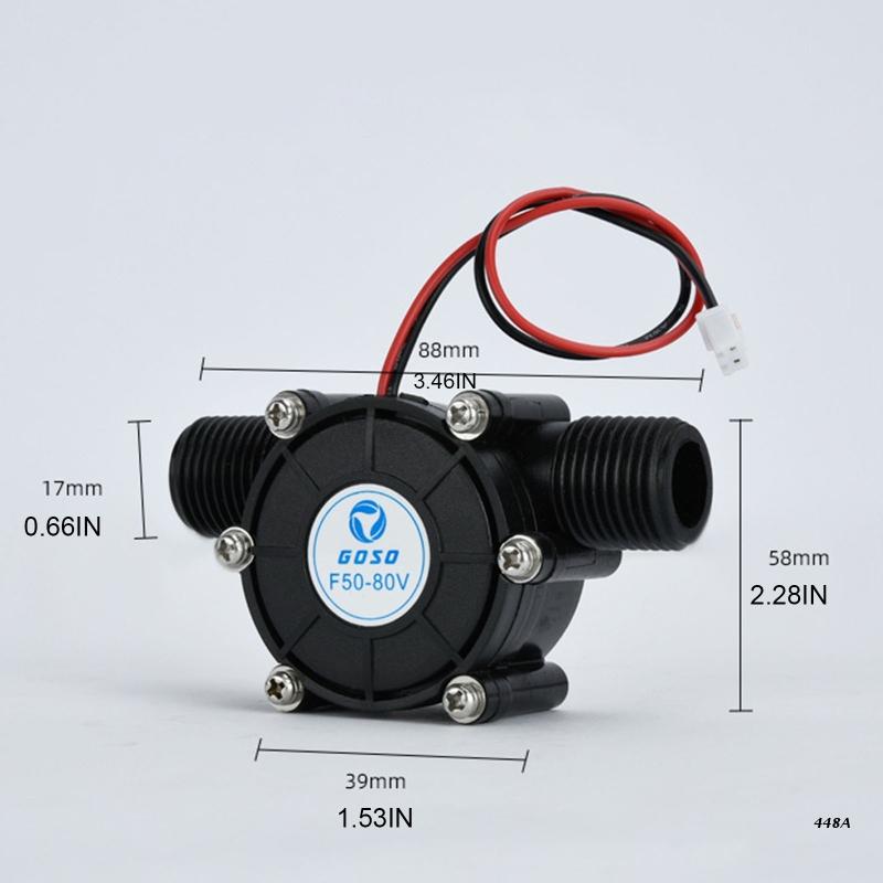 Nikou Mini Wasser Turbine Generator 12V - Mikro Wasserkraft Generator Für Outdoor