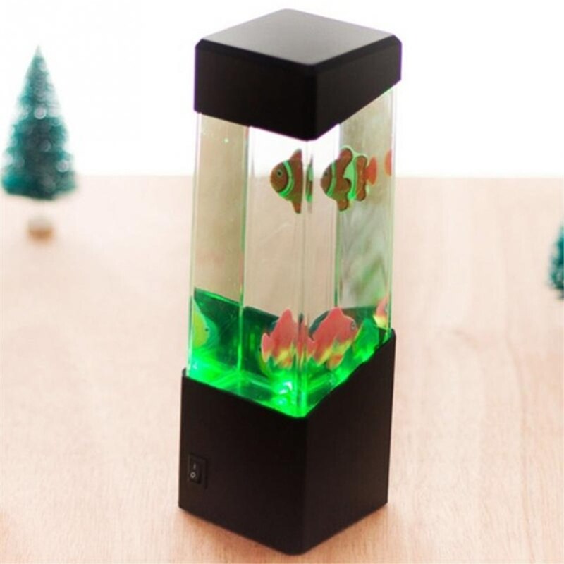 Nachtkastje Nachtlampje Aquarium Kwallen Lamp Thuis Tafel Decoratie Verlichting Voor Slaapkamer Stading Kamer Kids: 1