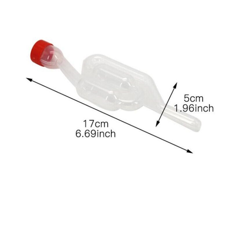 1pc/2pcs One-way Wine Beer Brewing Fermentation Check Valve Plastic Air Lock Water Seal Winemaking Exhaust Valve Fermenter Yeast