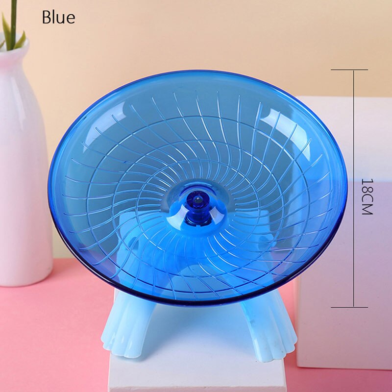 Pet Hamster Flying Saucer Exercise Wheel Hamster Mouse Running Disc Toy Cage Accessories Pet Hamster Toy