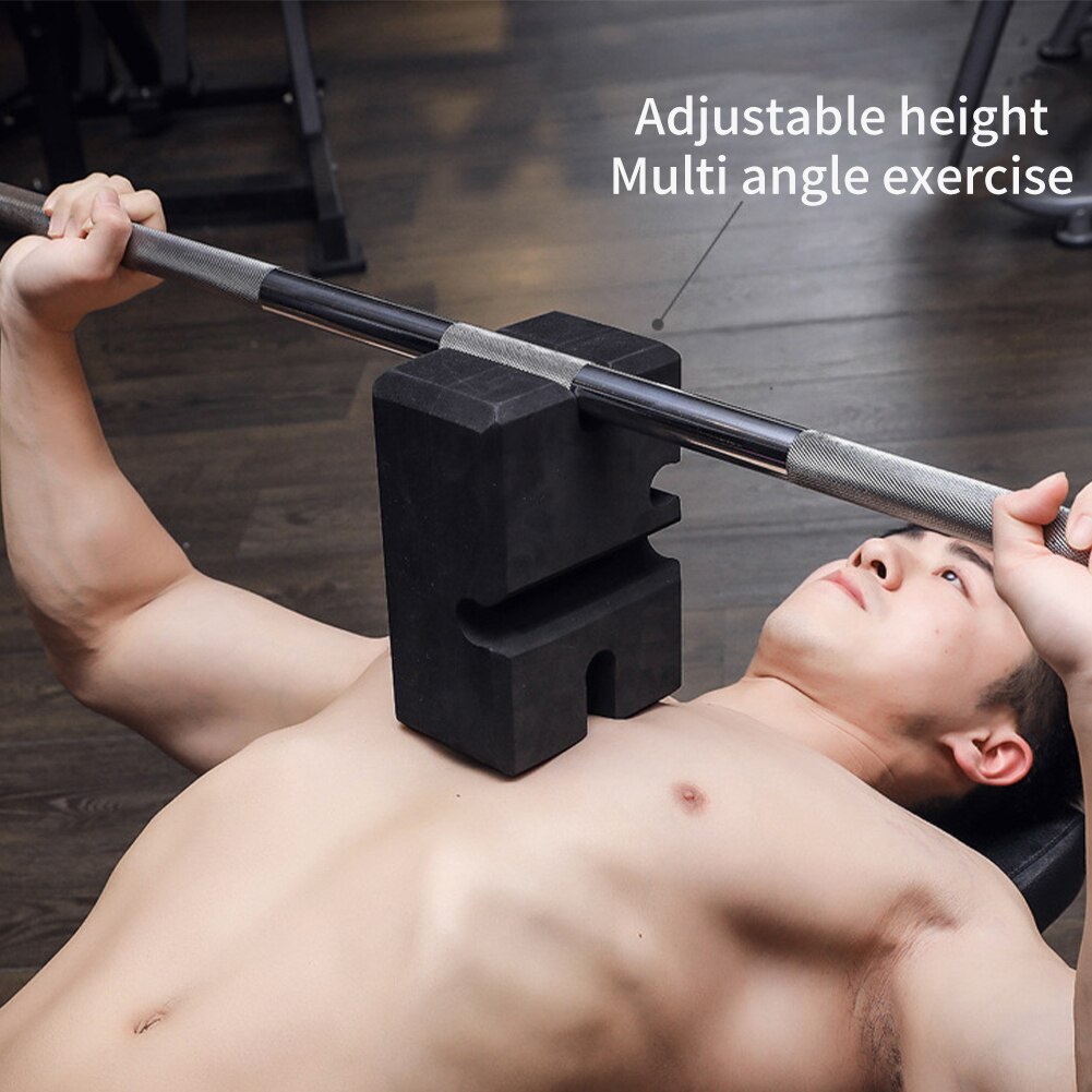 Bænkblok øvelse hjælpecreme kropsformning bærbar højdejusterbar træning dyb squat eva gym fitness
