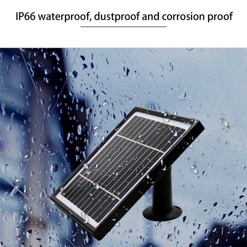 Solar Photovoltaic Panel Outdoor 3.3W Rechargeable Solar Panel Outdoor Camera Rechargeable Solar Panel