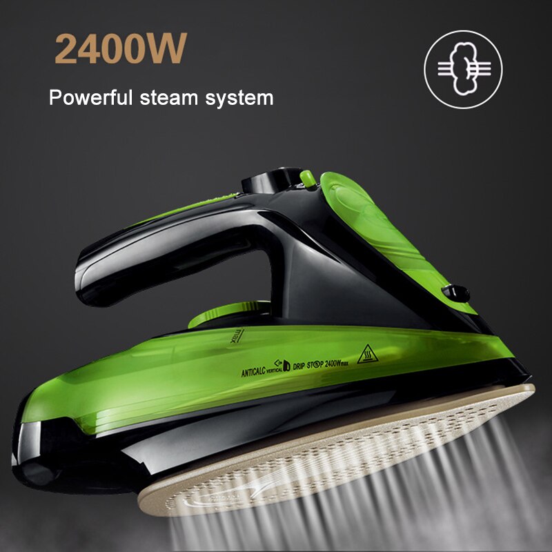 'The Best' Rechargeable Cordless Iron 2400 Watt Anti-Drip Non-Stick Soleplate Iron 889
